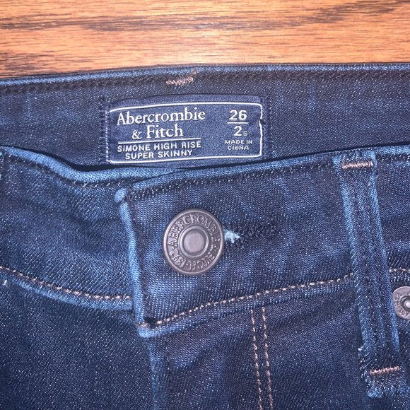 Abercrombie&Fitch High Rise Skinny (Size: 26W, 2S) - Picture 4 of 5
